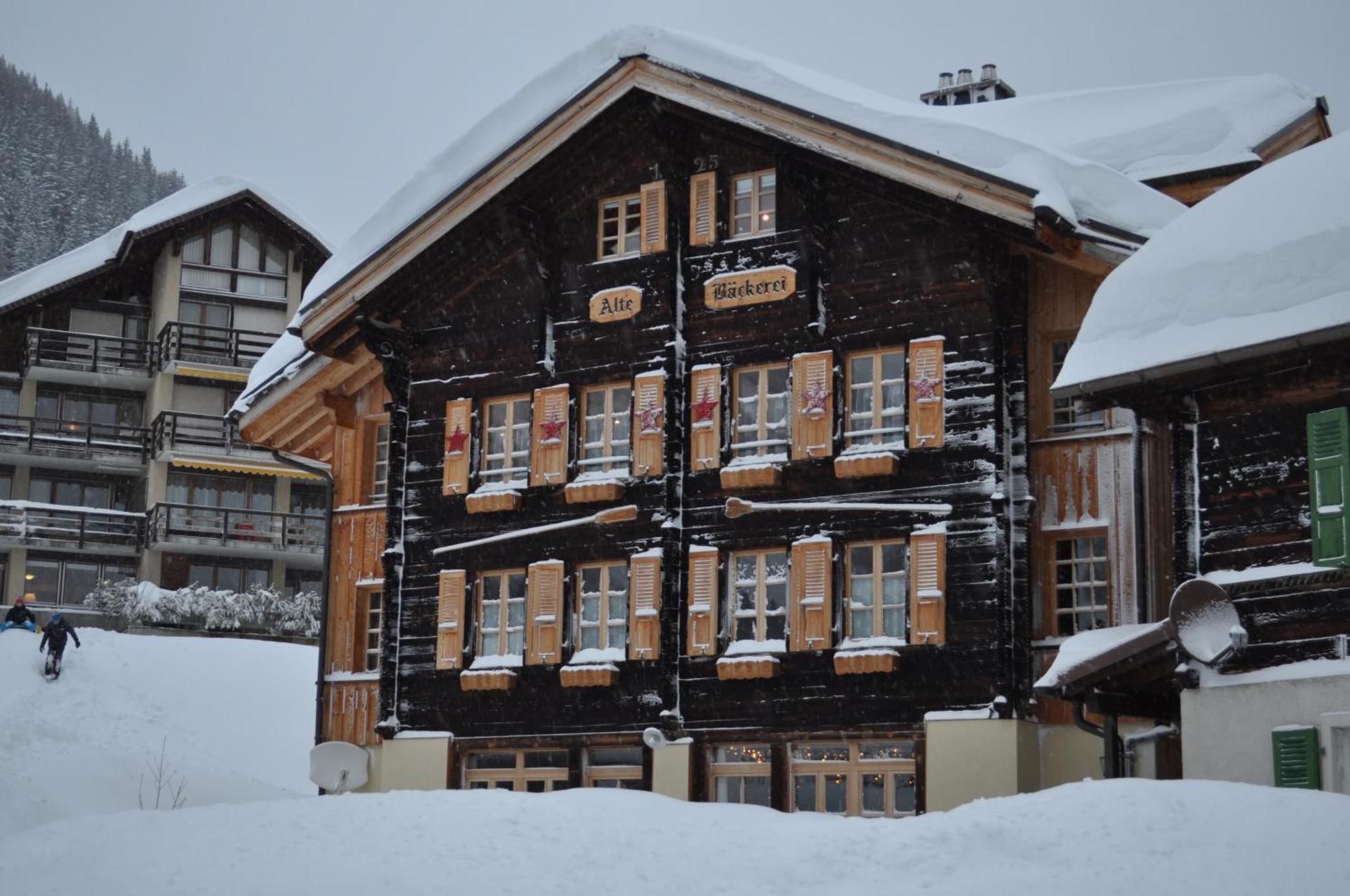Ferienwohnung Alte Baeckerei Mürren Eksteriør bilde