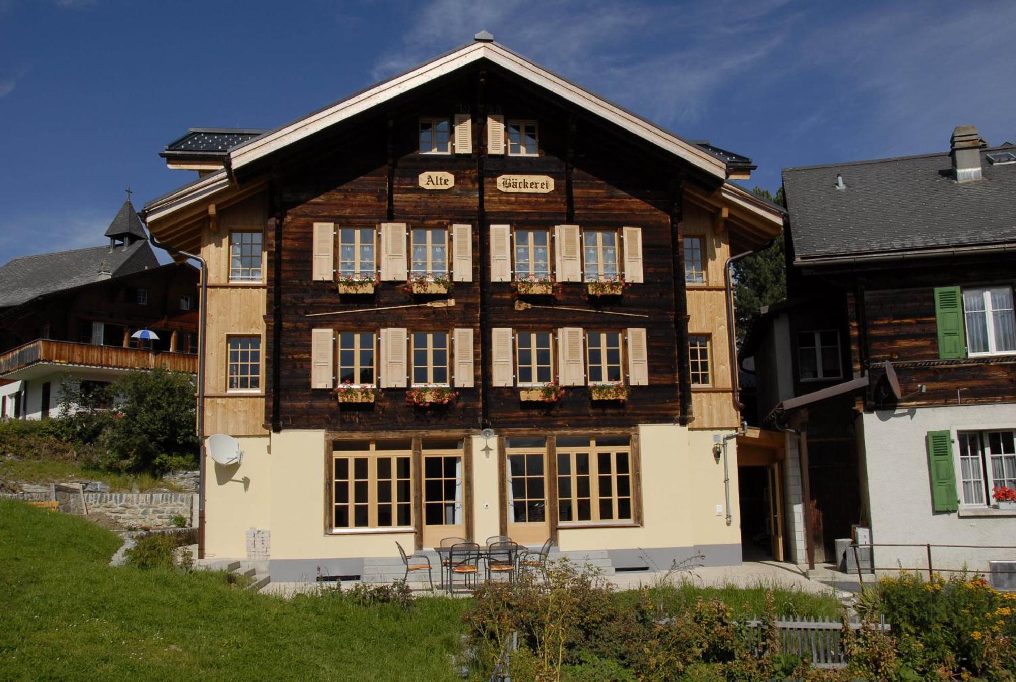 Ferienwohnung Alte Baeckerei Mürren Eksteriør bilde